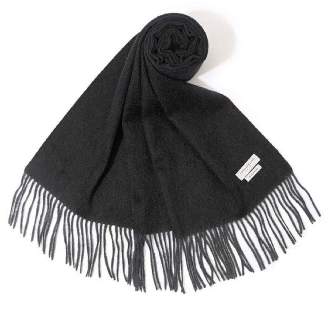 TOMORROWLAND カシミヤ シングルリバー ソリッドマフラー