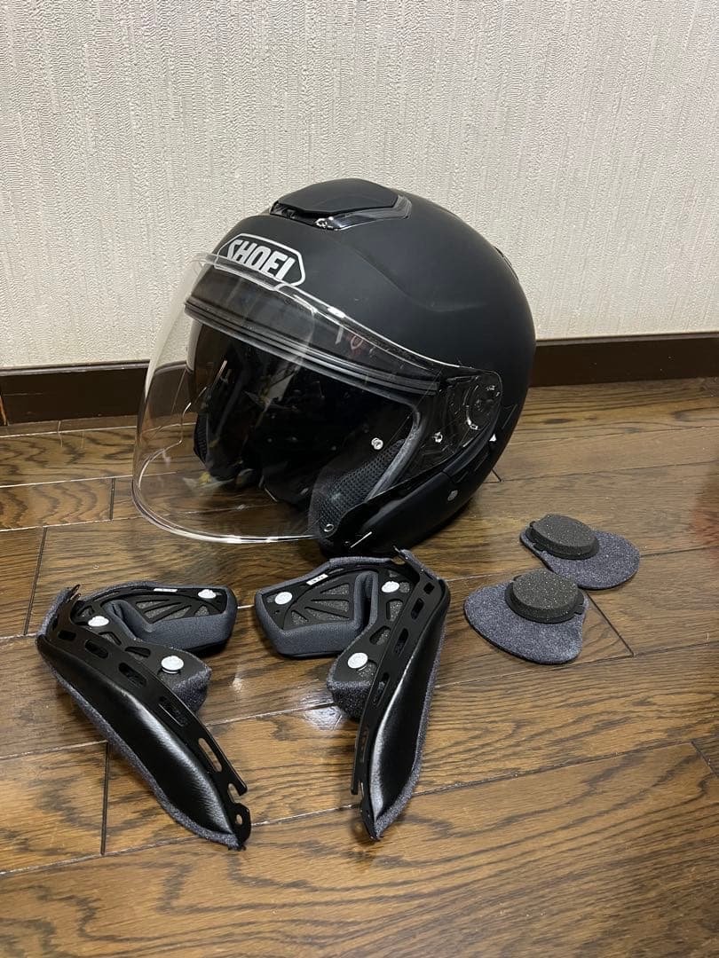 d*7様 SHOEI J-Cruiseジェットヘルメット マットブラック Lサイ