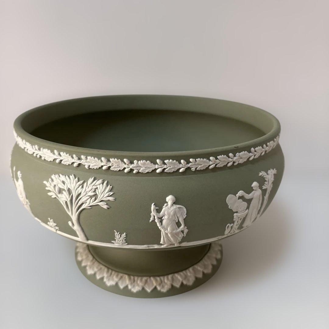 ウェッジウッド  ジャスパー 陶器 ボウル型 花器