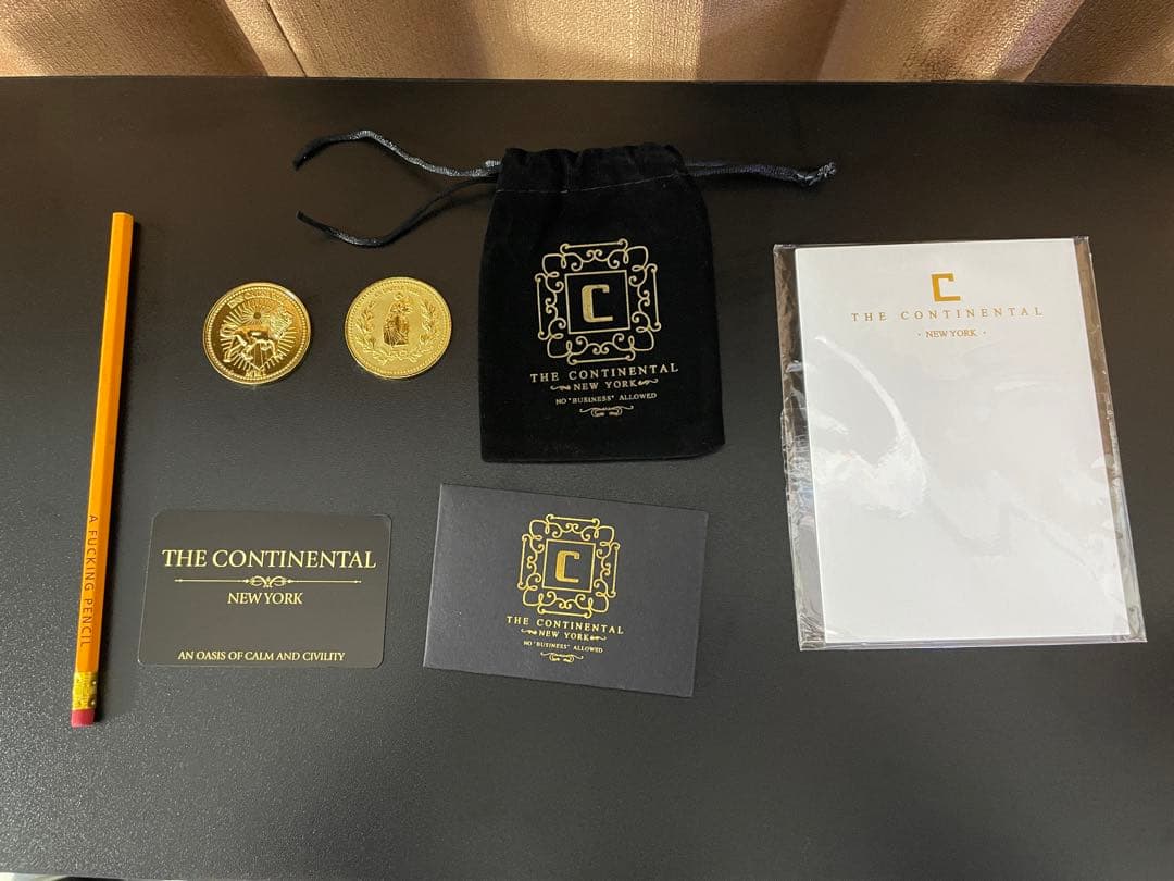 DOUBLE BELL製　木箱ケース　ジョンウィック　レプリカグッズ特装版