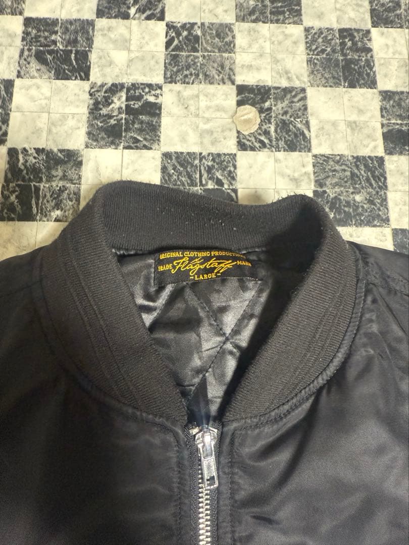 Betty Boop MA-1ジャケットブラック ベティーちゃん フラグスタッフ