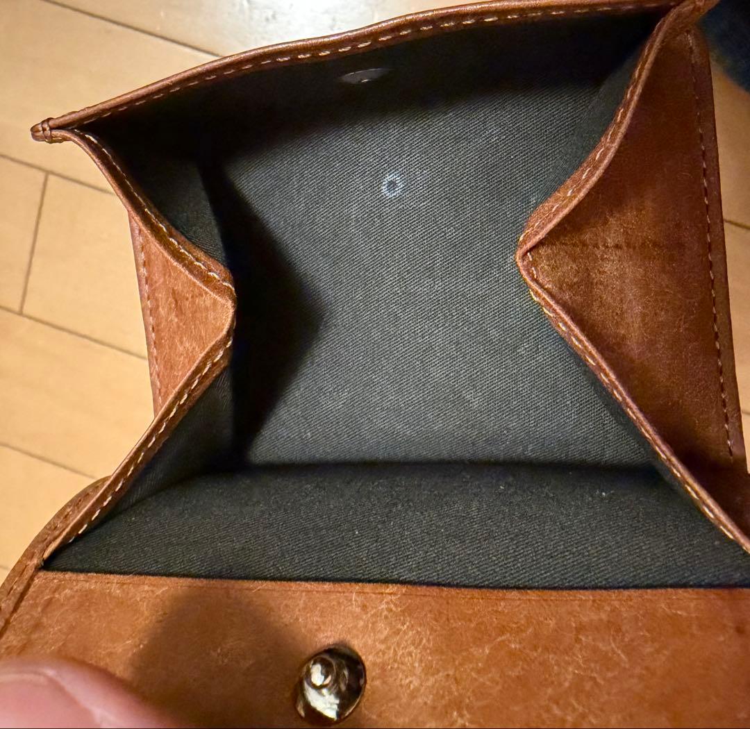 【本体のみ】SEASAR Integral 二つ折り財布 コニャック