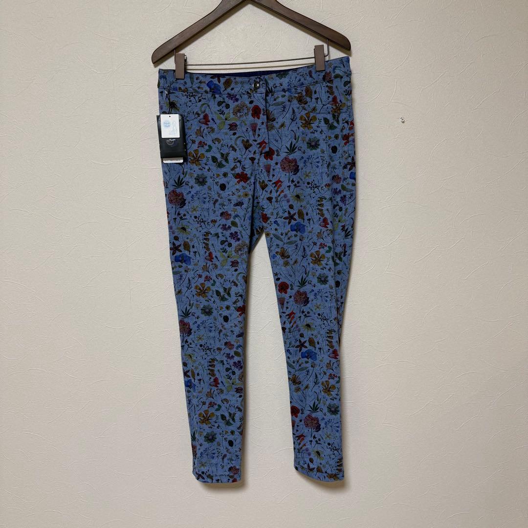 新品　Leilianレリアン　13＋　パンツ　リバーシブル　総柄　リバティ