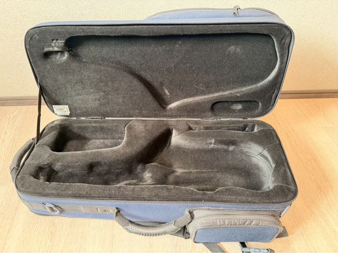 Bam アルトサックス ケース ネイビー