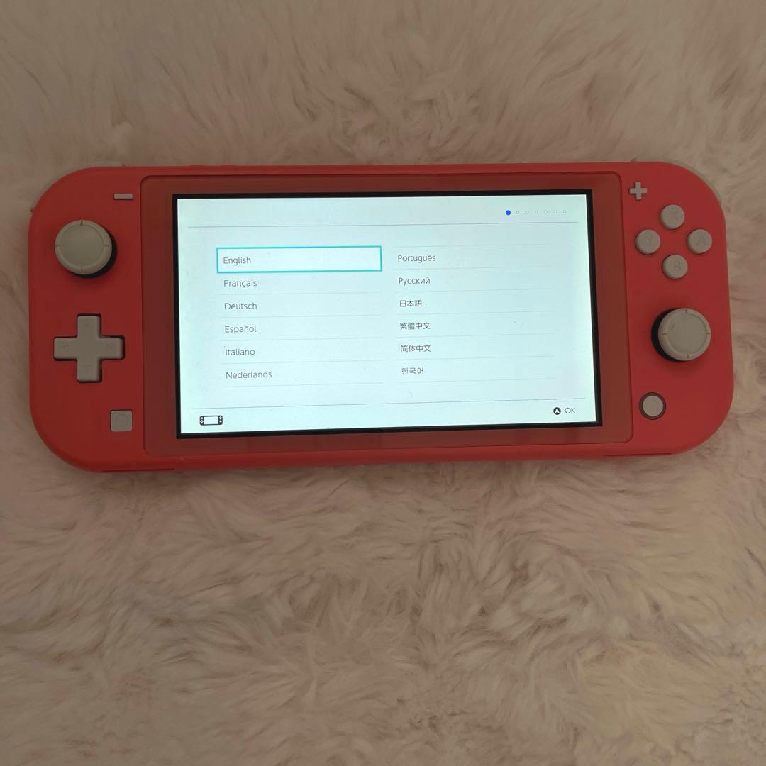 A*♡様 Nintendo Switch Lite コーラル　本体　動作確認済み