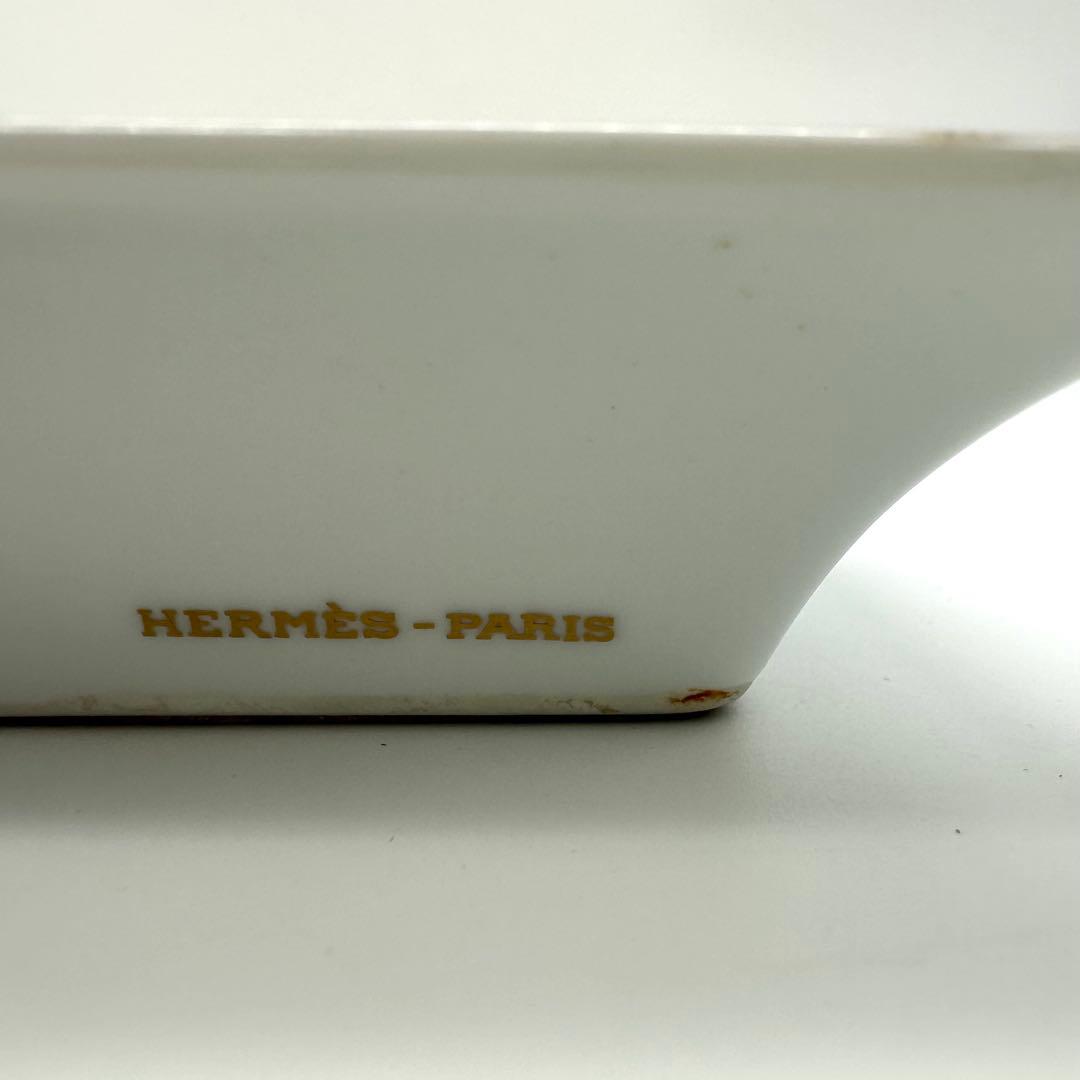 Hermes エルメス 置き灰皿 小物入れ テリア 狩猟犬 狩り