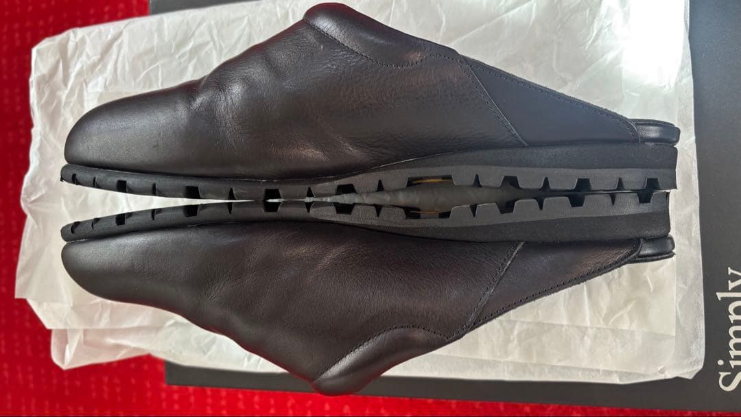 靴 simplycomplicated relux mule black US8