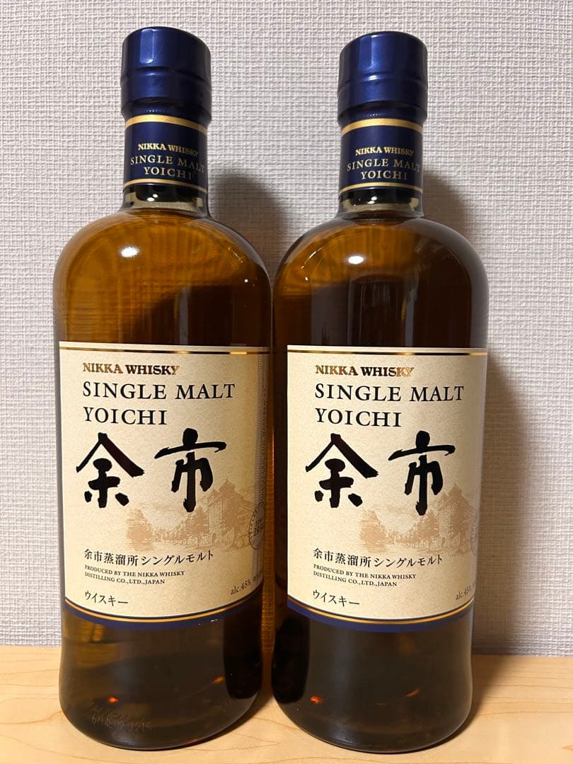 ニッカウイスキー 余市シングルモルト700ml 2本セット