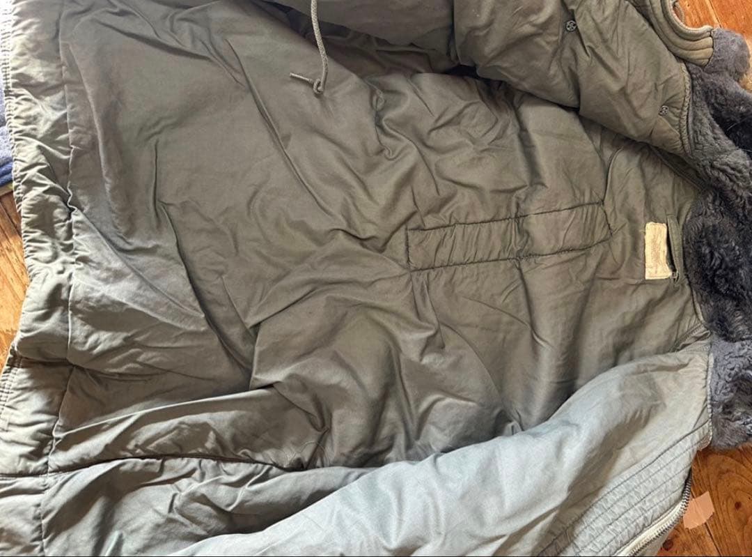 米軍実物　放出品　N-3B フライトジャケット Lサイズ　71年