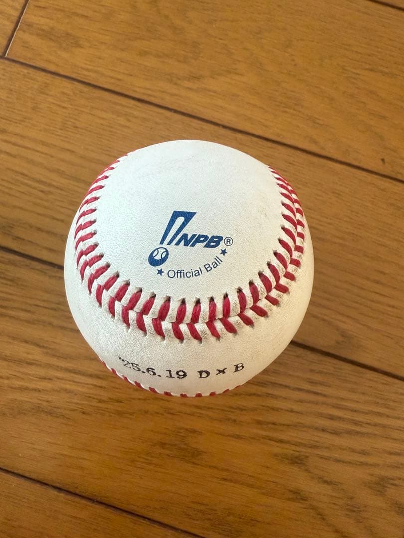 2025年6月19日　中日ドラゴンズvsオリックス・バファローズ　試合球