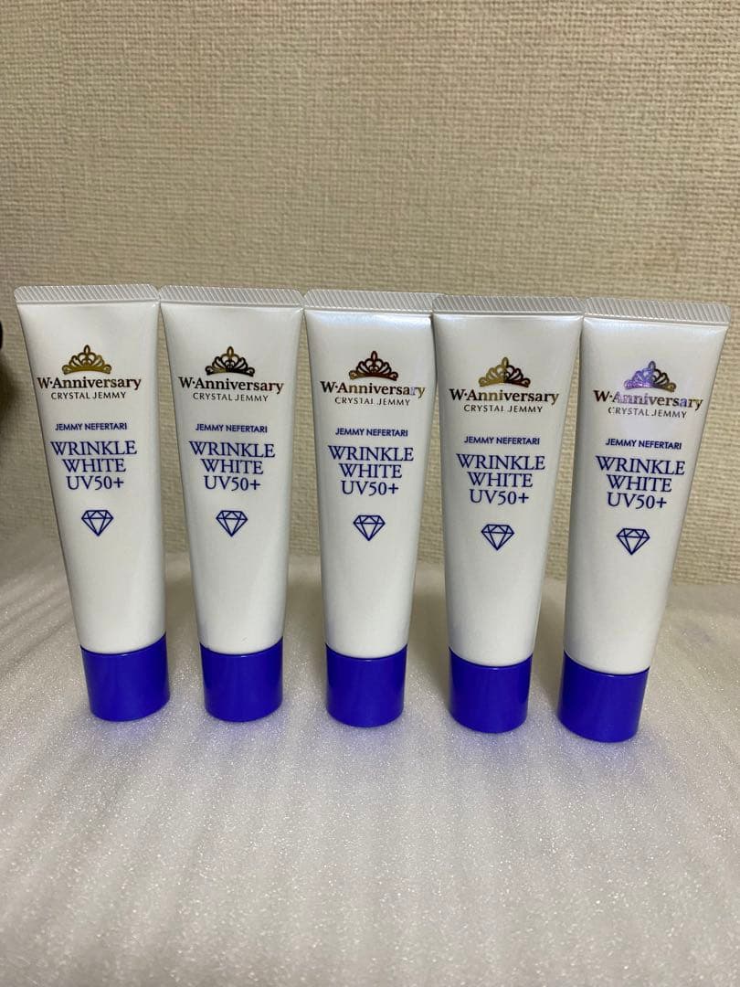 クリスタルジェミー　ジェミーネフェリタリリンクルホワイトUV50＋W＆E 　5本