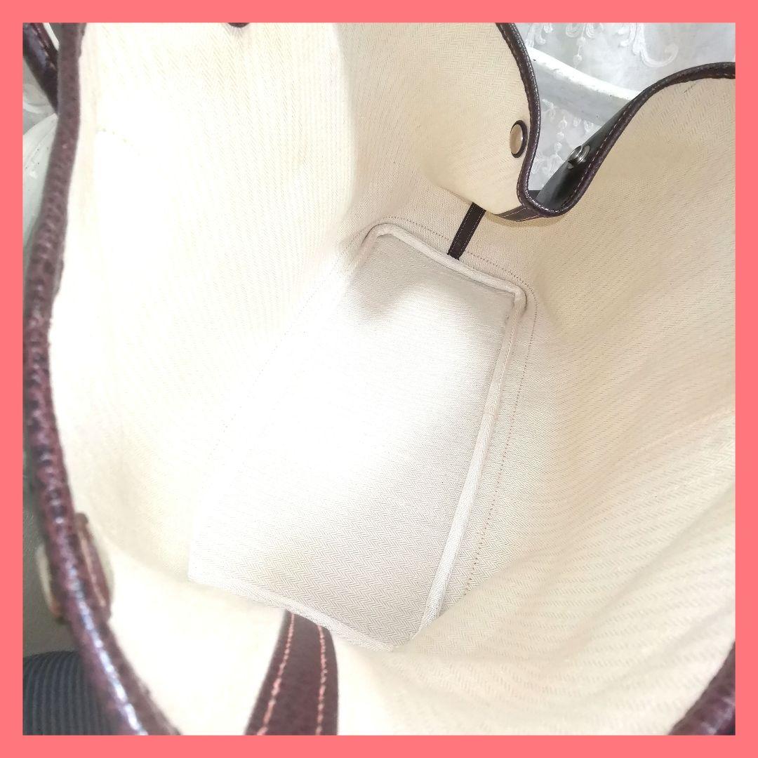 【良品】希少エルメスHERMESガーデンパーティアマゾニアトートバッグ