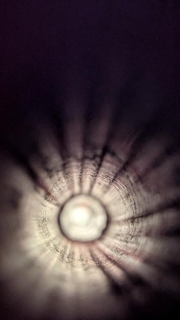 コ*ん様 尺八 二本継ぎ地無し 有聲1.8（D）　１尺８寸　５孔　REIZAN