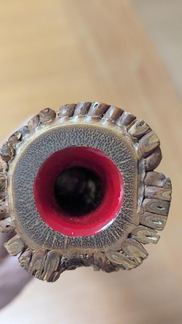 コ*ん様 尺八 二本継ぎ地無し 有聲1.8（D）　１尺８寸　５孔　REIZAN