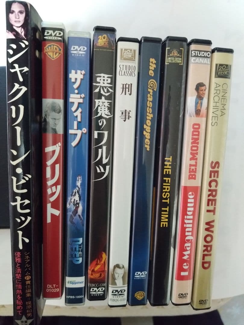 ジャクリーンビセット.DVD8枚写真集セット