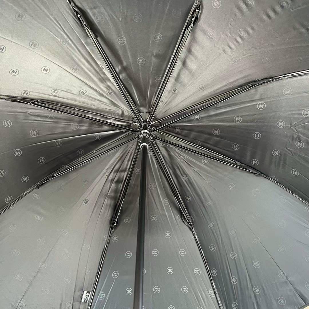 【新品未使用】シャネルCHANEL 長傘90センチ　ココマーク　ブラック　黒柄