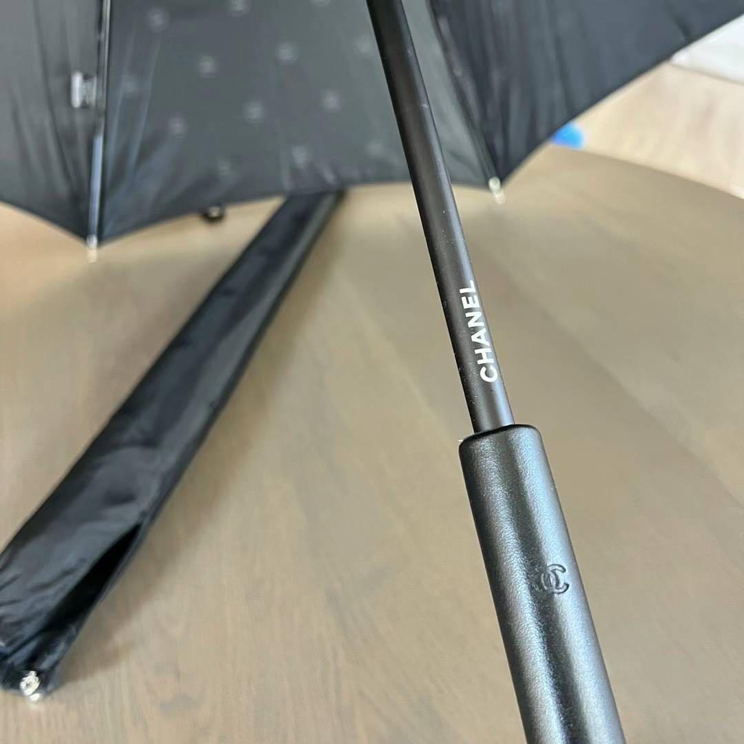 【新品未使用】シャネルCHANEL 長傘90センチ　ココマーク　ブラック　黒柄