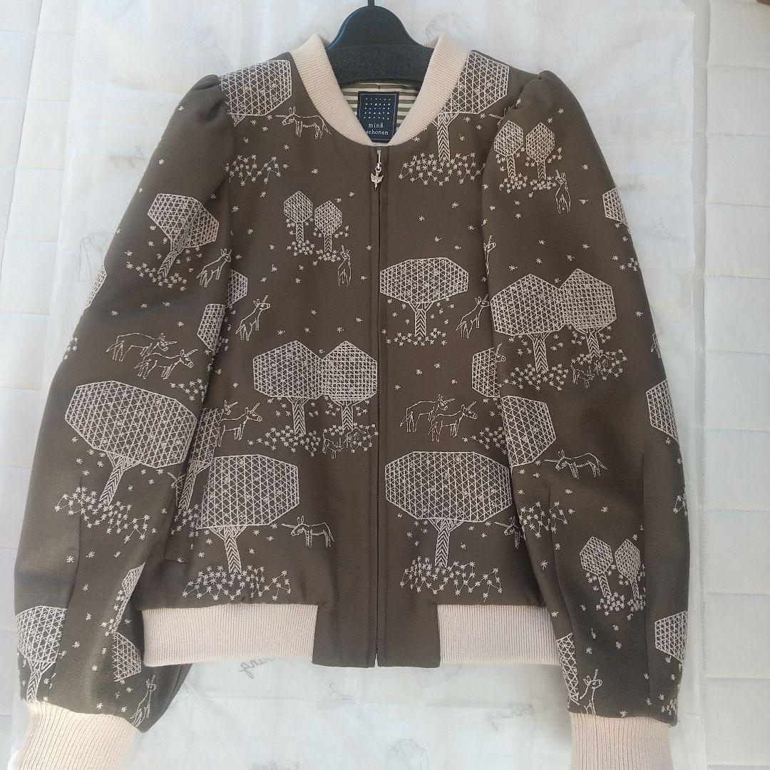 ※希少【minaperhonen】 ミナペルホネン モリノホシ ブルゾン