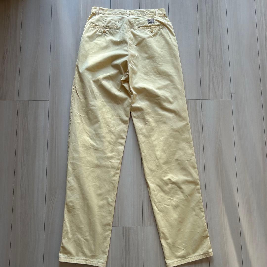 80s ポロバイラルフローレン USA製 ポロチノ 初期タグ ライトイエロー