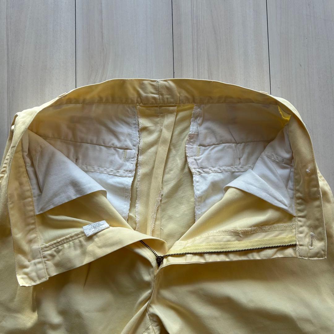 80s ポロバイラルフローレン USA製 ポロチノ 初期タグ ライトイエロー