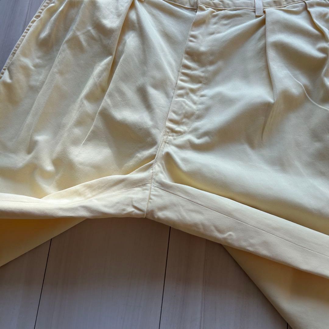 80s ポロバイラルフローレン USA製 ポロチノ 初期タグ ライトイエロー