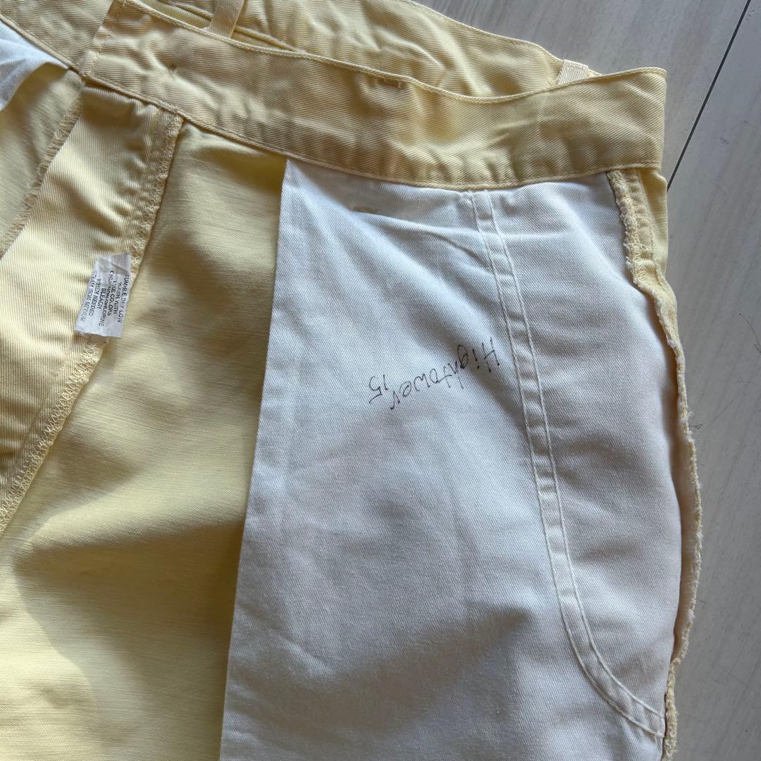 80s ポロバイラルフローレン USA製 ポロチノ 初期タグ ライトイエロー