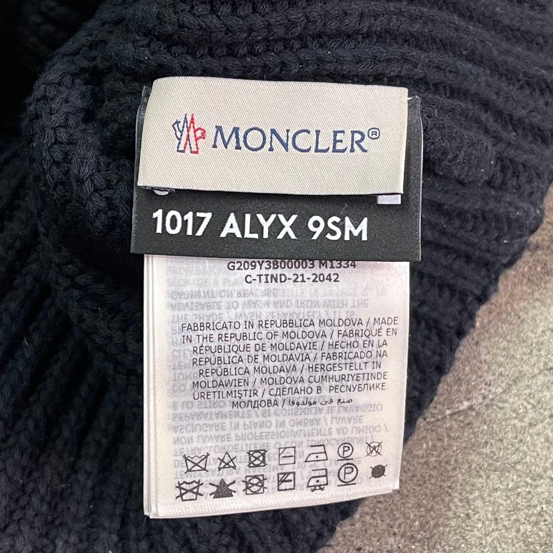 MONCLER BERRETTO モンクレール ニットキャップ ブラック