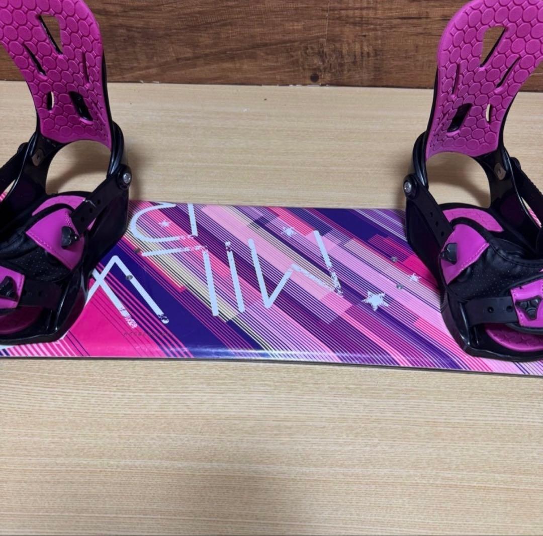 初心者オススメ　IGNIOレディース　スノーボード　3点　メンテ済み　かわいい