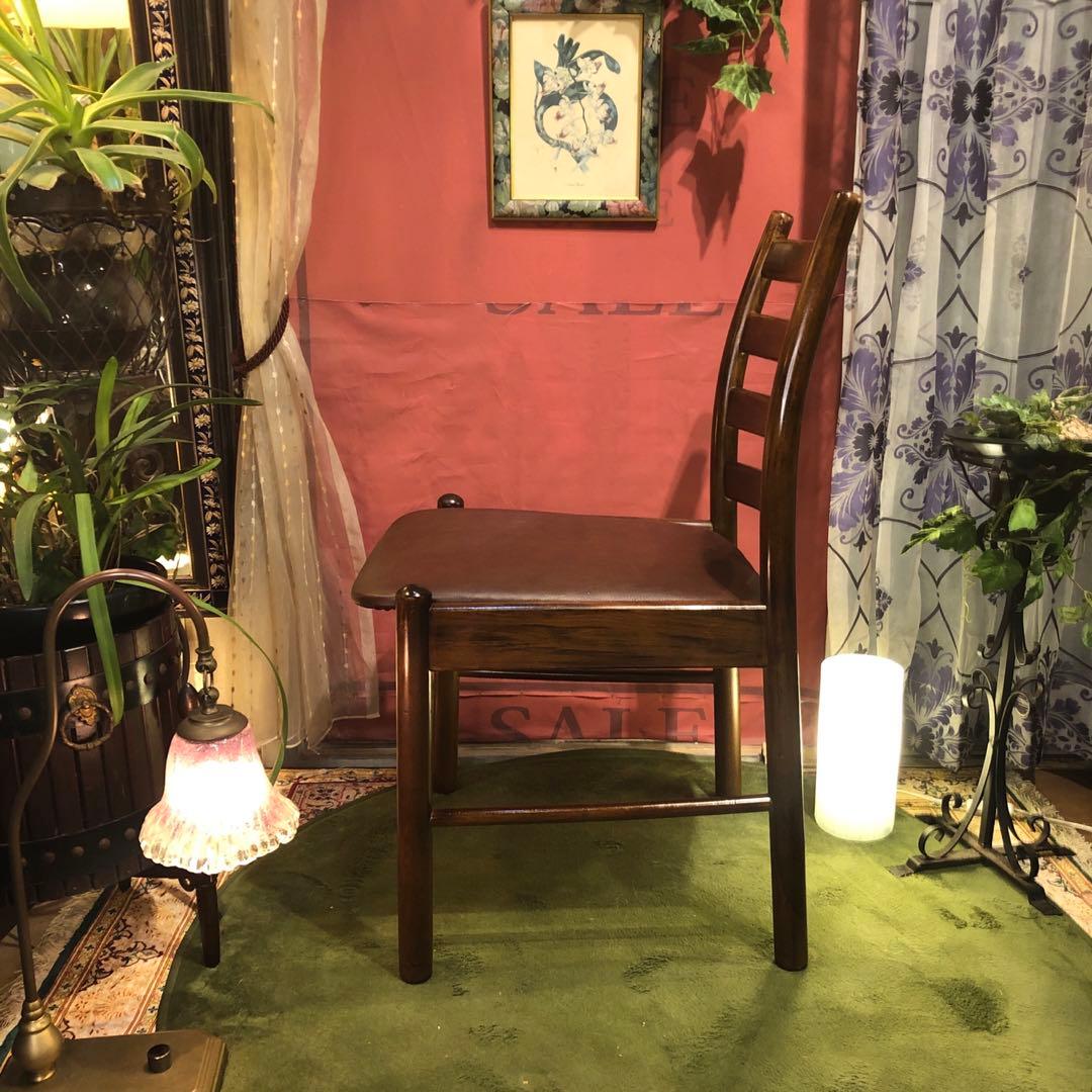 L ２70’s オールド　コロニアル ブナ無垢材　チェア