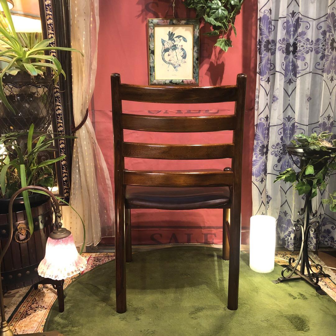 L ２70’s オールド　コロニアル ブナ無垢材　チェア