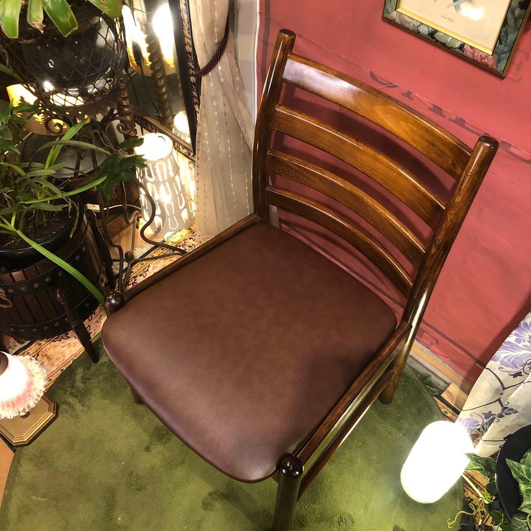 L ２70’s オールド　コロニアル ブナ無垢材　チェア