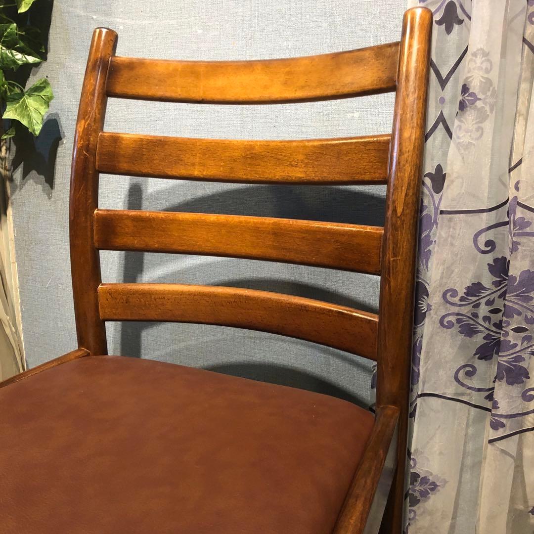 L ２70’s オールド　コロニアル ブナ無垢材　チェア