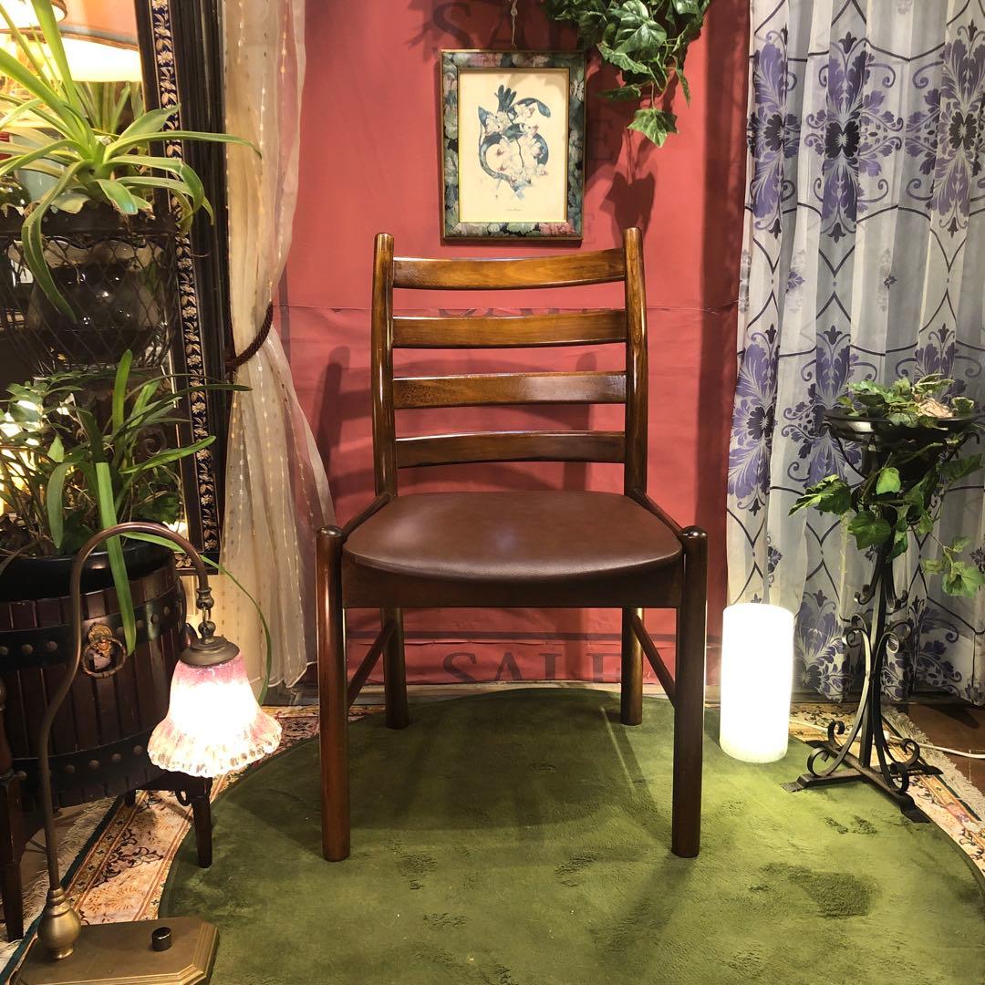 L ２70’s オールド　コロニアル ブナ無垢材　チェア