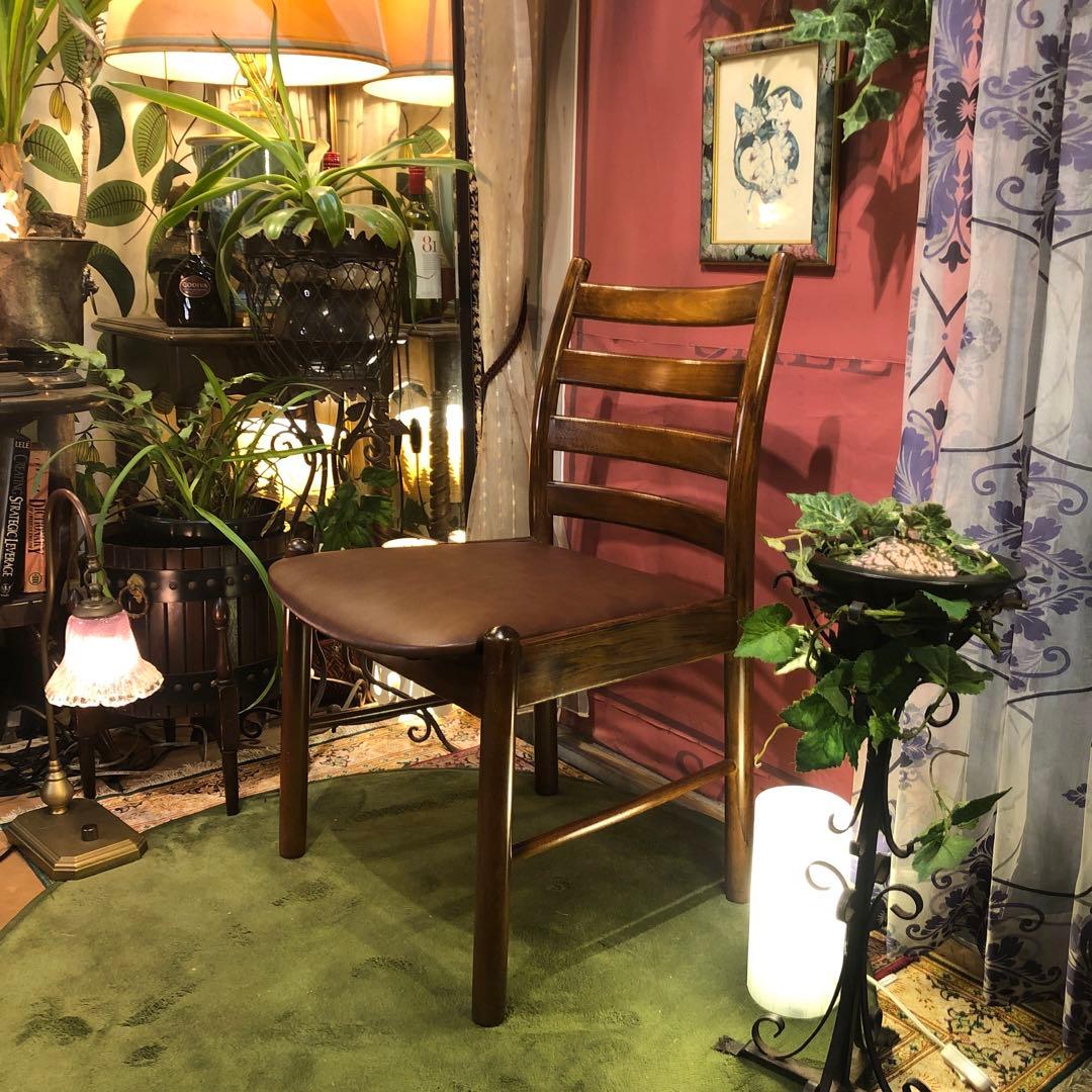 L ２70’s オールド　コロニアル ブナ無垢材　チェア