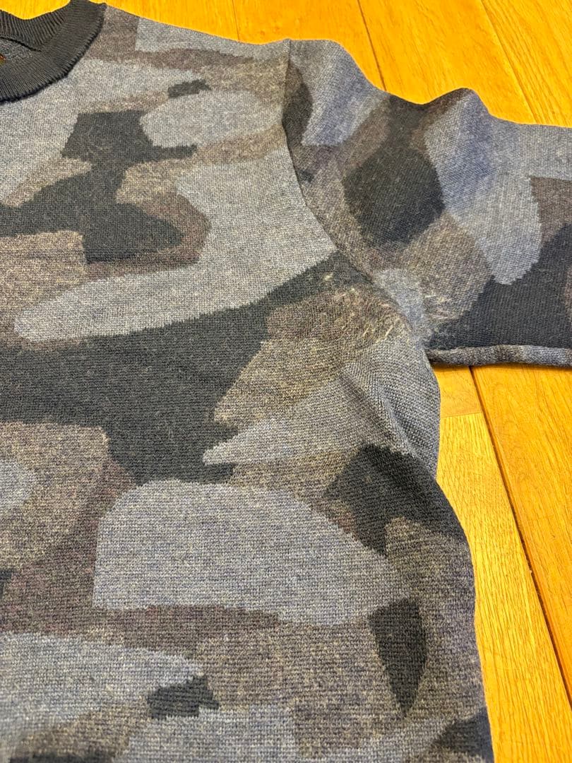 ブリーフィング　カモフラニット　ネイビー