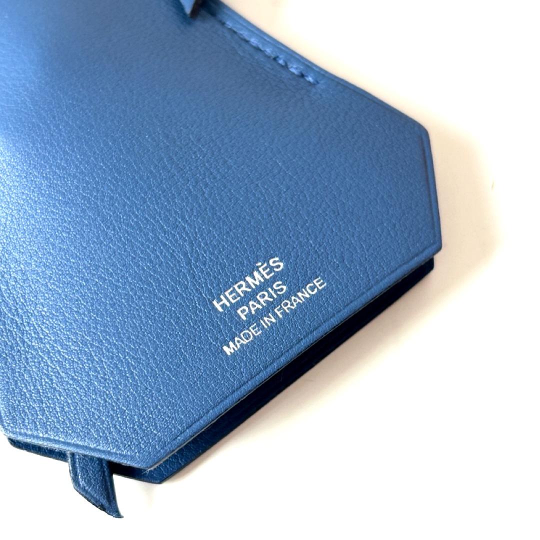 HERMÈS ナルシスト クロシェット ミラー レザー チャーム