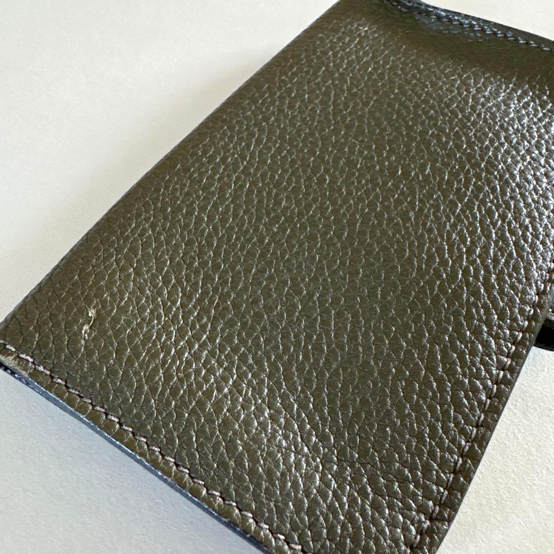 エルメス　ドゴン　キーケース　ケース　オリーブグリーン　シルバー金具