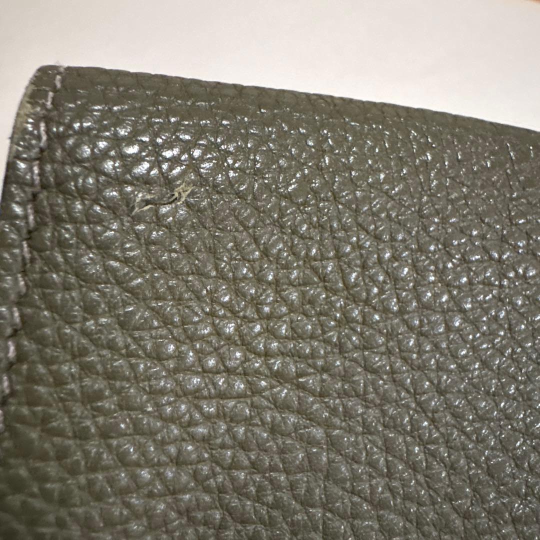 エルメス　ドゴン　キーケース　ケース　オリーブグリーン　シルバー金具