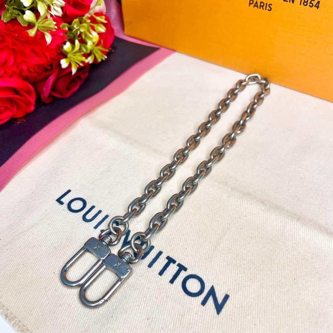 ✨超美品✨ヴィトン ウォレットチェーン シルバー ポルトフォイユ ロン