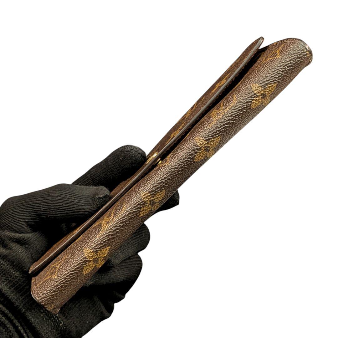 【外観美】ルイヴィトン モノグラム ポシェット ポルトモネ クレディ 長財布