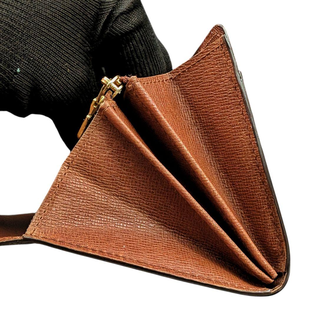 【外観美】ルイヴィトン モノグラム ポシェット ポルトモネ クレディ 長財布