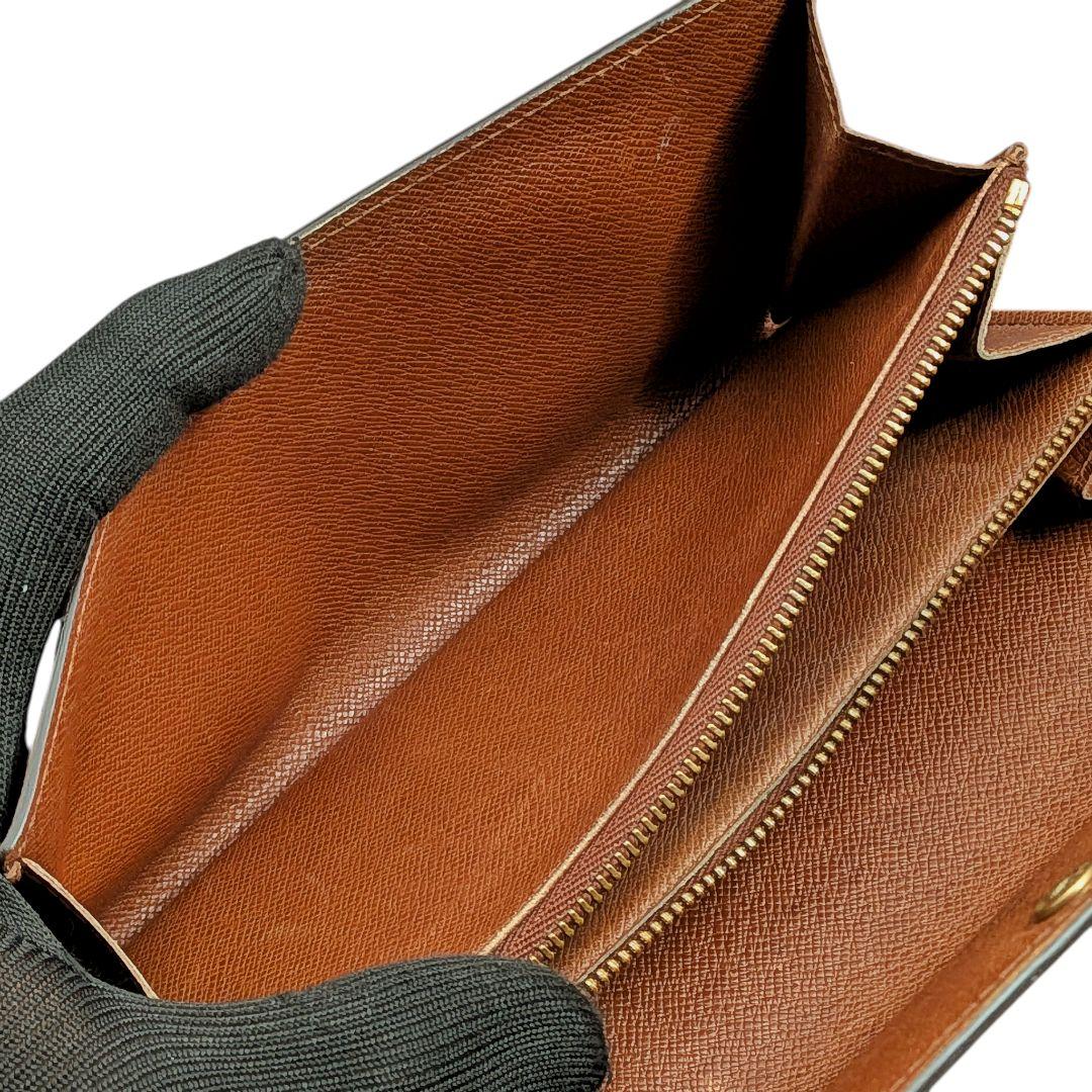 【外観美】ルイヴィトン モノグラム ポシェット ポルトモネ クレディ 長財布