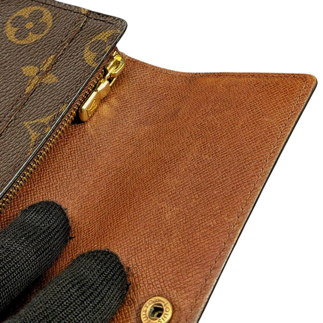 【外観美】ルイヴィトン モノグラム ポシェット ポルトモネ クレディ 長財布
