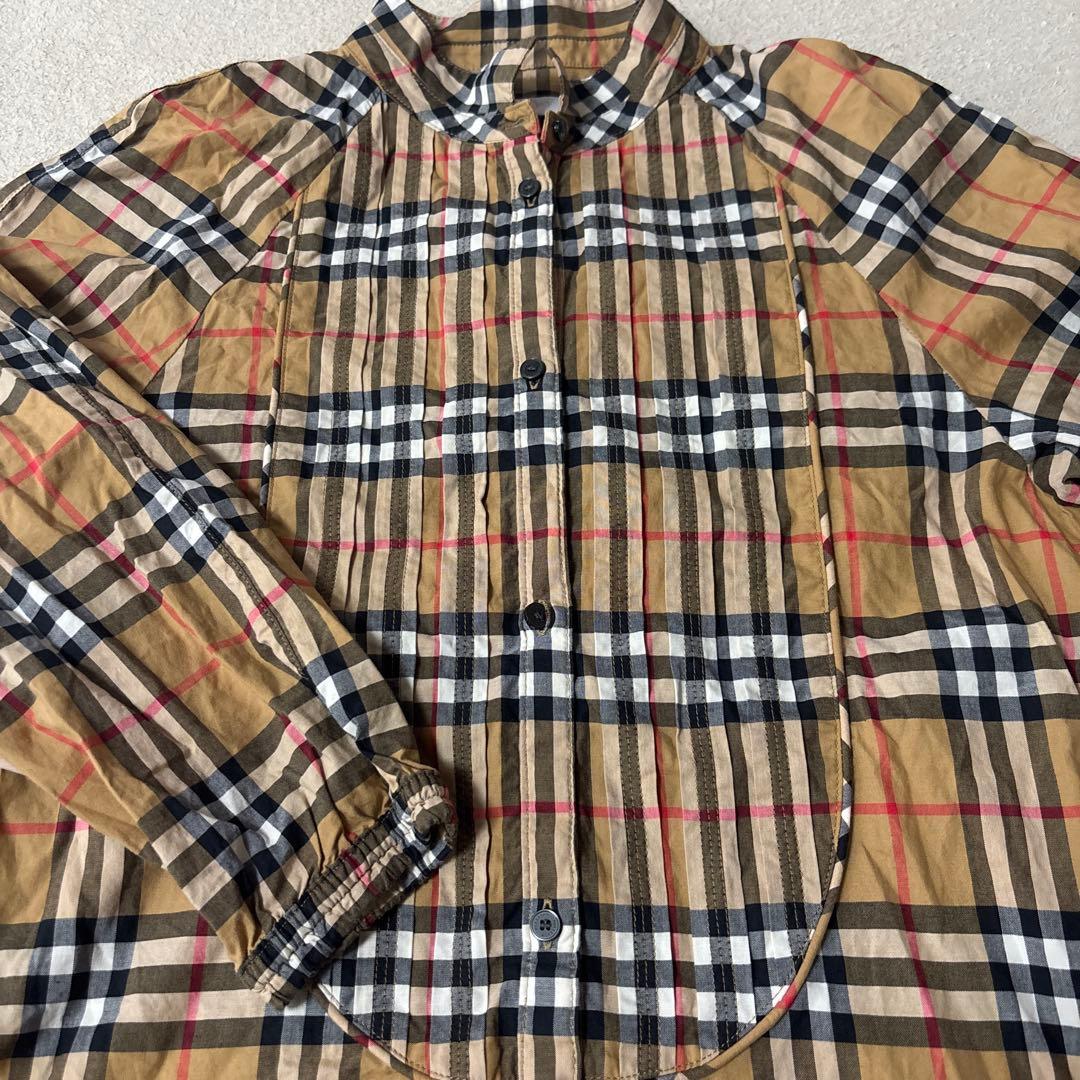 バーバリー　Burberry チェック　シャツワンピース　150cm