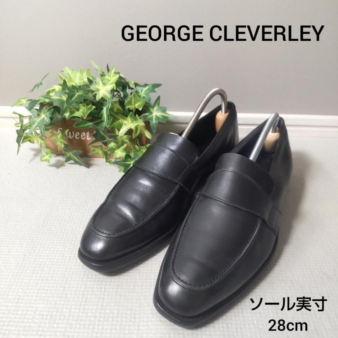 ノリゾウ様）E CLEVERLEY ローファー ビジネスシューズ 黒