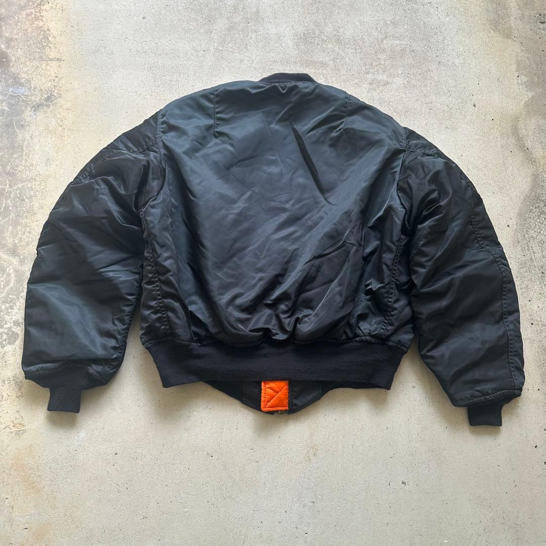 80〜90s Alpha Industries ma-1 Black USA製