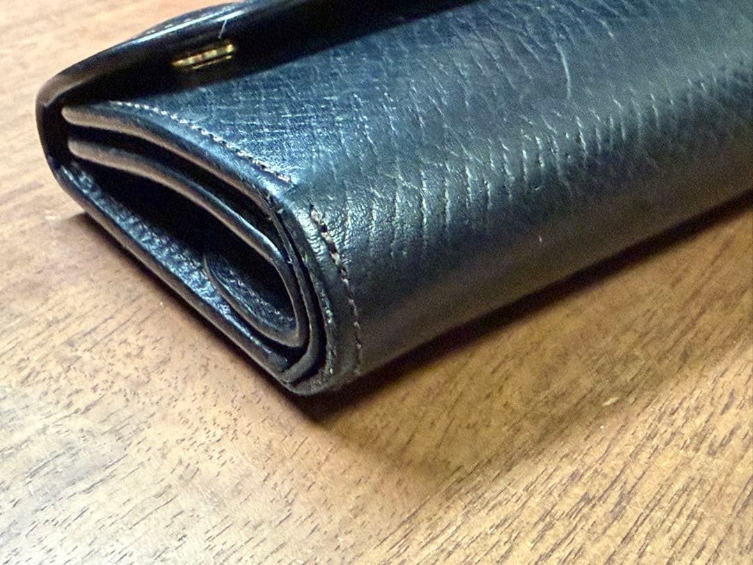 WILDSWANS(ワイルドスワンズ)中型三つ折り財布・BYRNE　黒