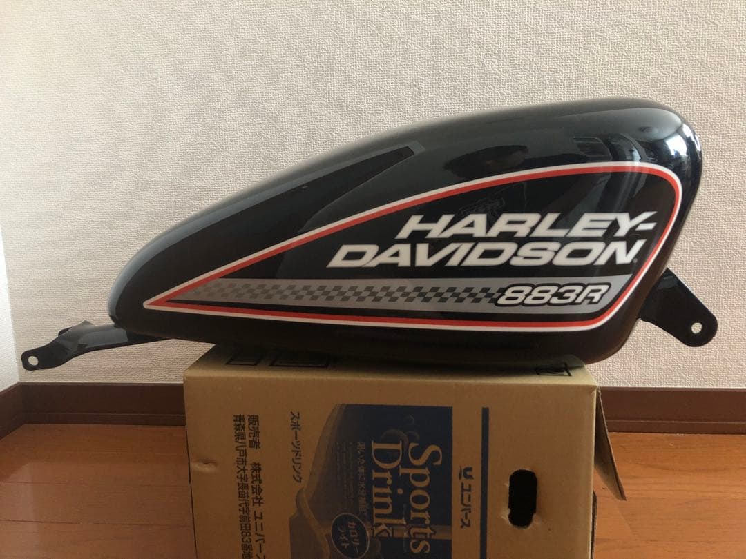 スポーツスター インジェクション用 XL883R タンク ブラック XL1200