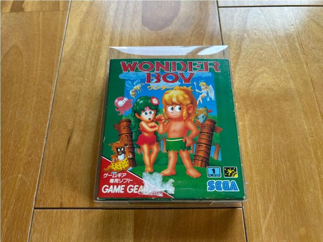 美品 ワンダーボーイ ゲームギア GameGear WonderBoy 完全品！