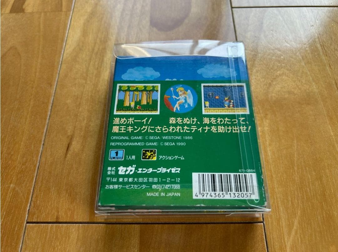 美品 ワンダーボーイ ゲームギア GameGear WonderBoy 完全品！